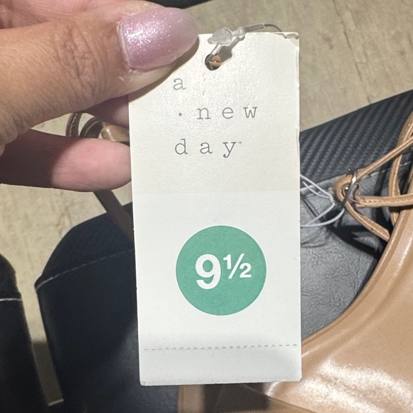 A New Day Beige Strappy Heels - Picture 2 of 5